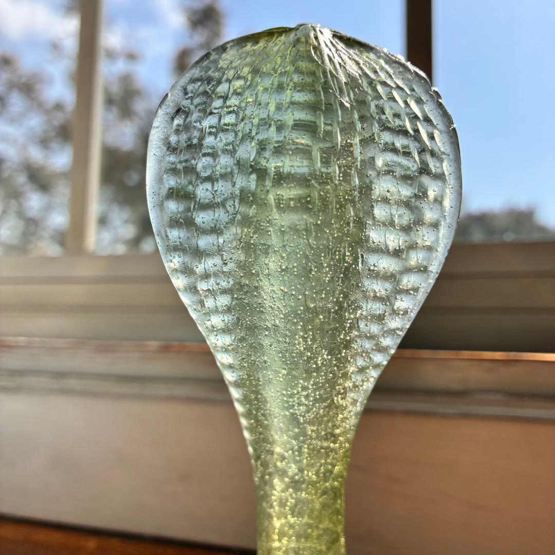 コブラ 緑 ドームフランス ドーム ナンシー エミール・ガレ 蛇