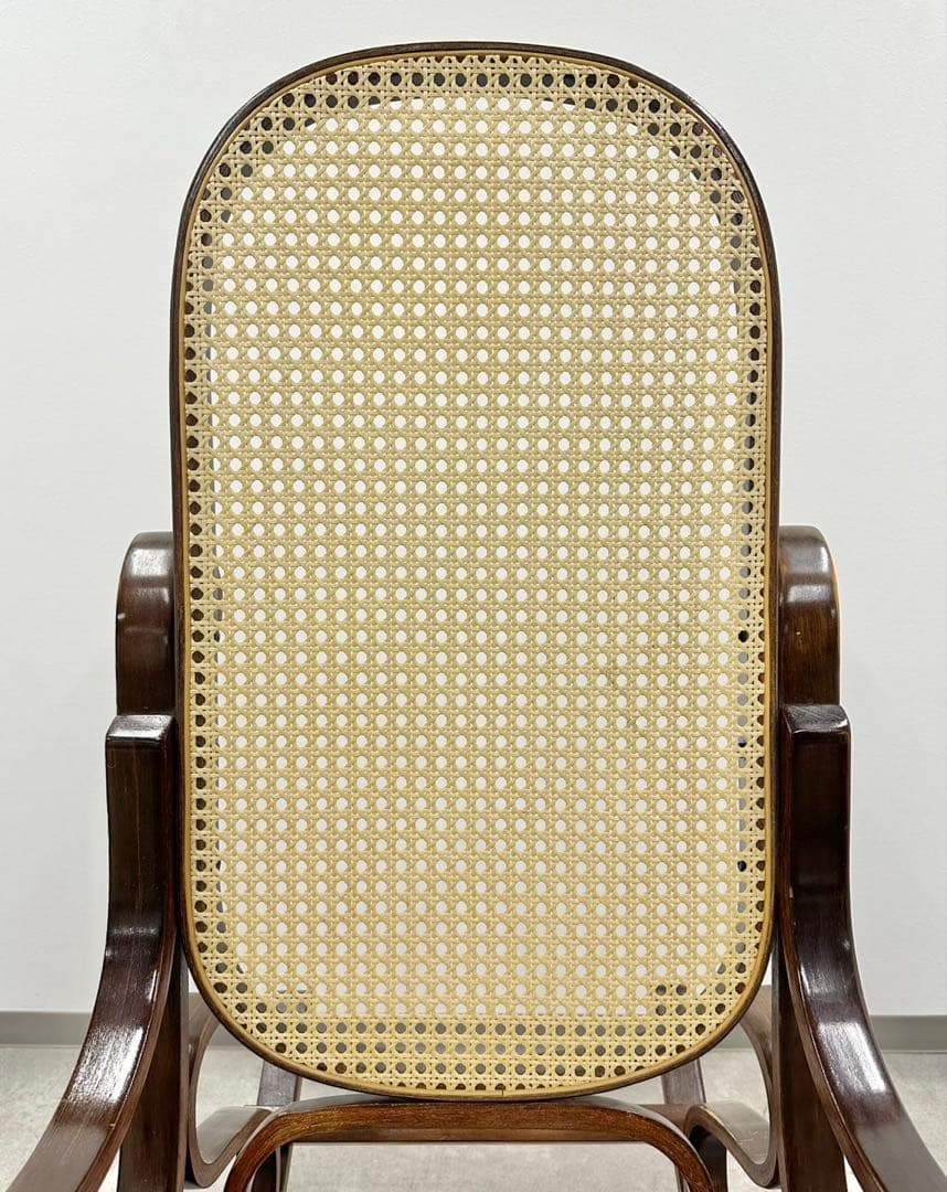 SNT1316 ロッキングチェア アンティーク 籐 昭和レトロ ヴィンテージ