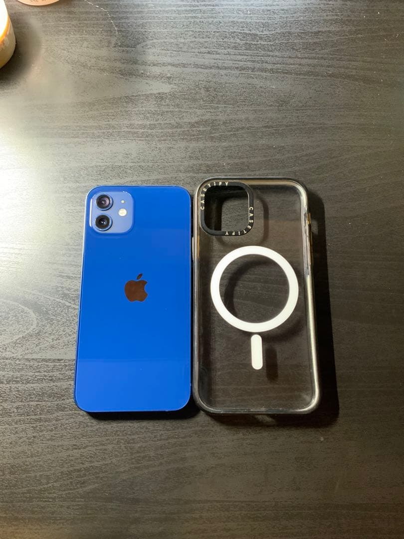 iPhone12 128GB SIMフリー ブルー ケース・レンズカバー付き iPhone12 128GB SIMフリー ブルー ケース・レンズカバー付き iPhone12