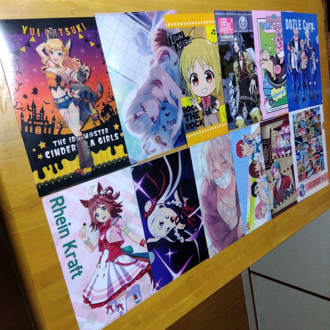 ①アニメ ノンジャンル 美少女など A−4クリアファイル まとめ売り