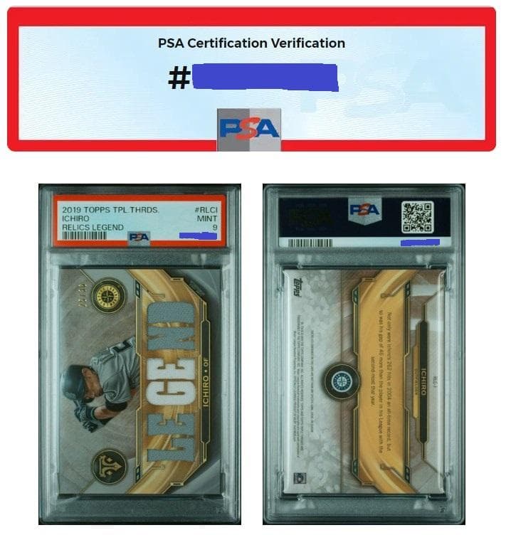 イチロー TRIPLE THREADS RELICS LEGEND - winetouritalia.com