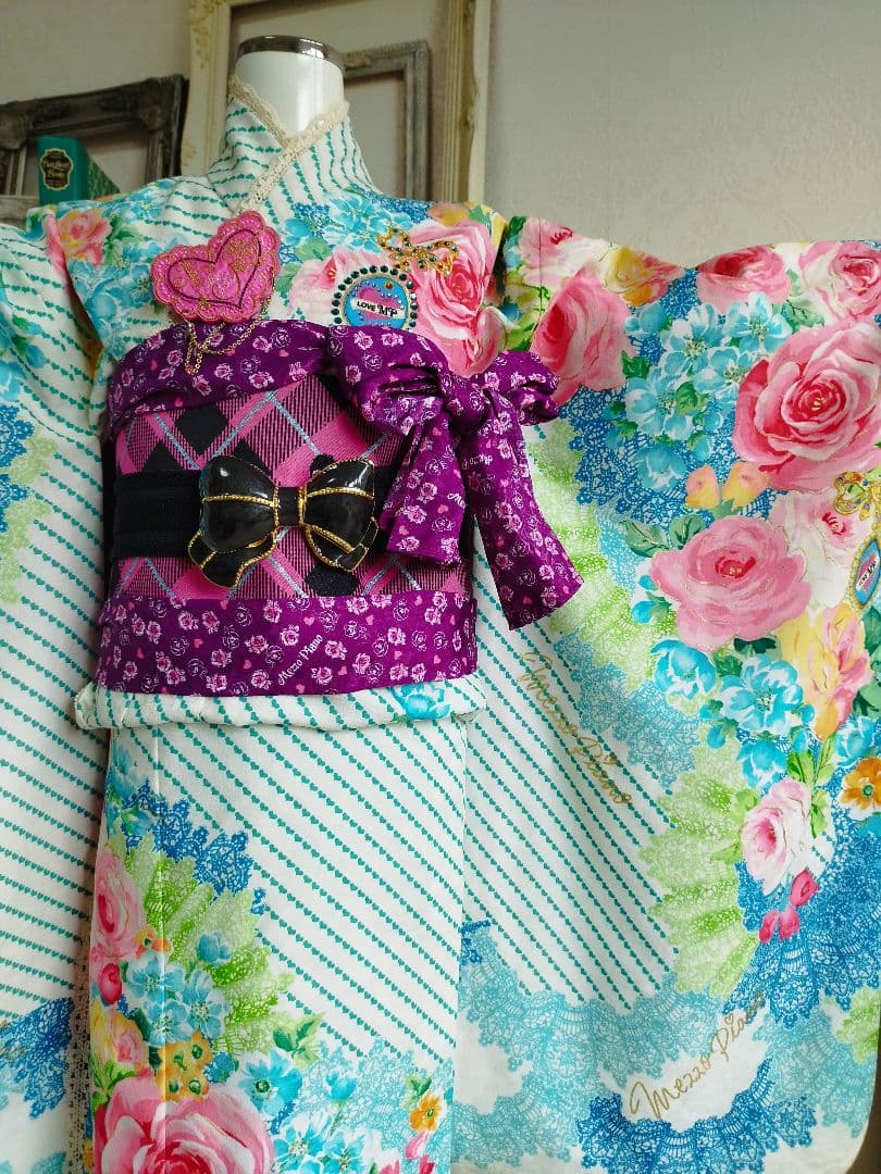 メゾピアノ☆七五三着物☆ハーフ成人式☆フルセット