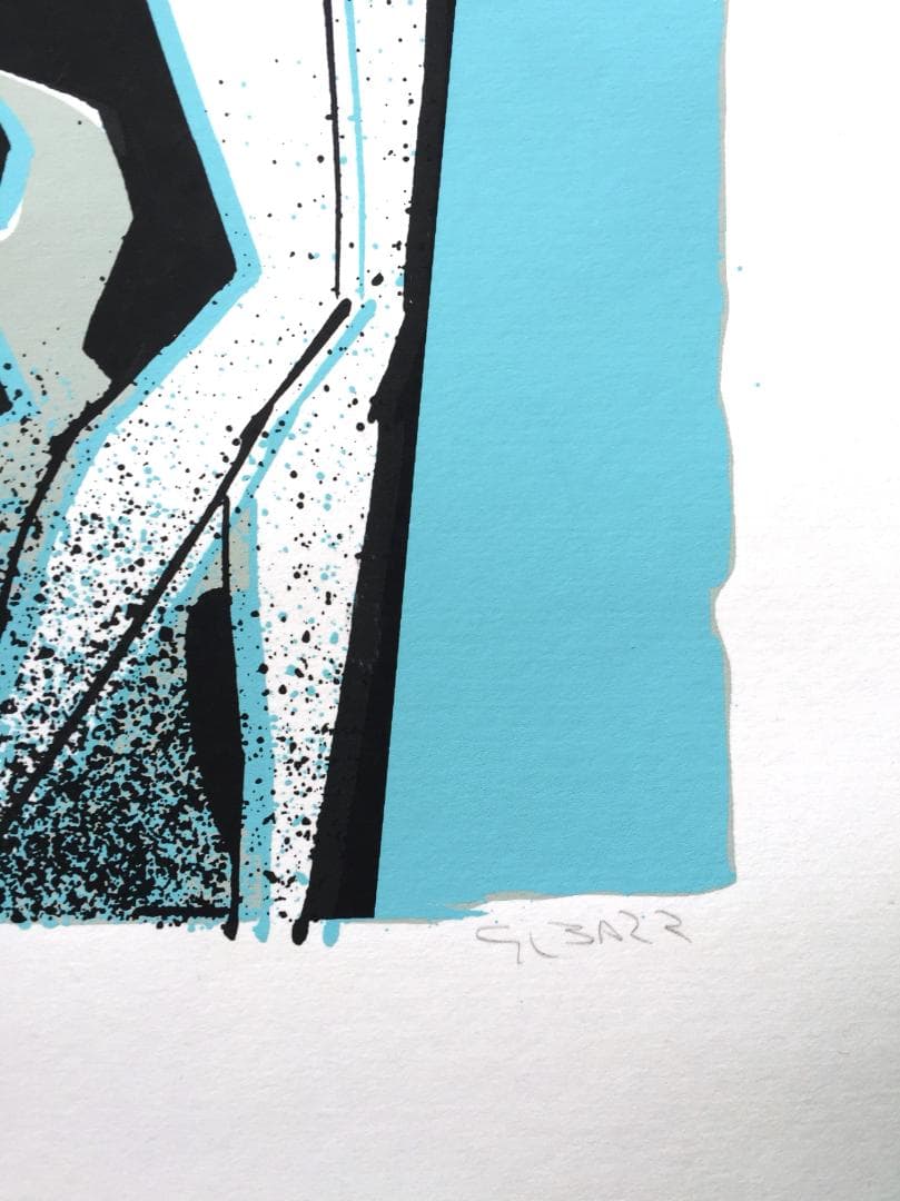 Glenn Barr Fuk Girl シルクスクリーン ポスターサイン入り Glenn Barr