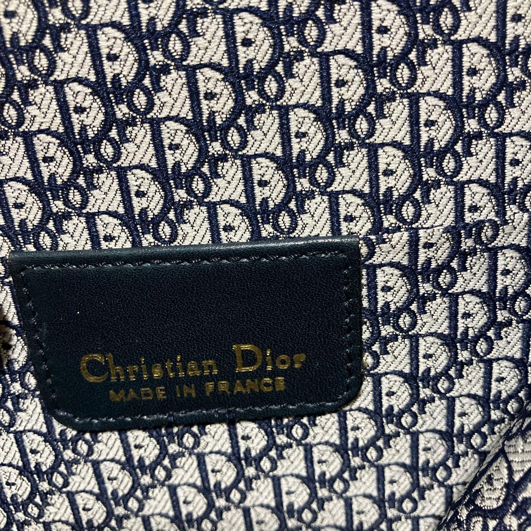 クリスチャンディオール ショルダーバッグ ネイビー ヴィンテージ レトロ