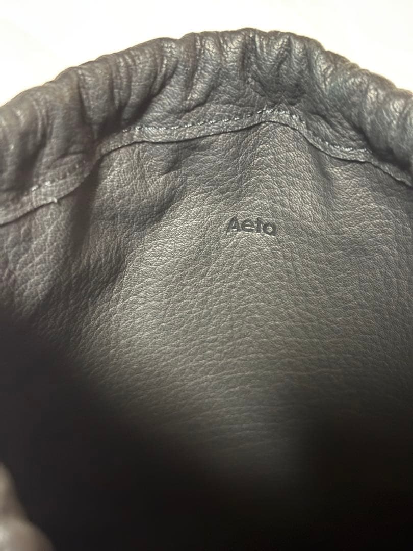 財布・ケース・小物入れ Aeta DA76 DOUBLE FACED POUCH L BLACK