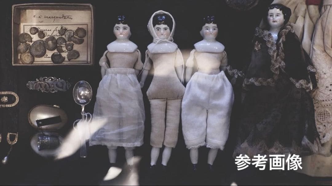 アンティーク チャイナヘッドドール タブリエ 16センチ アナベルおまけ