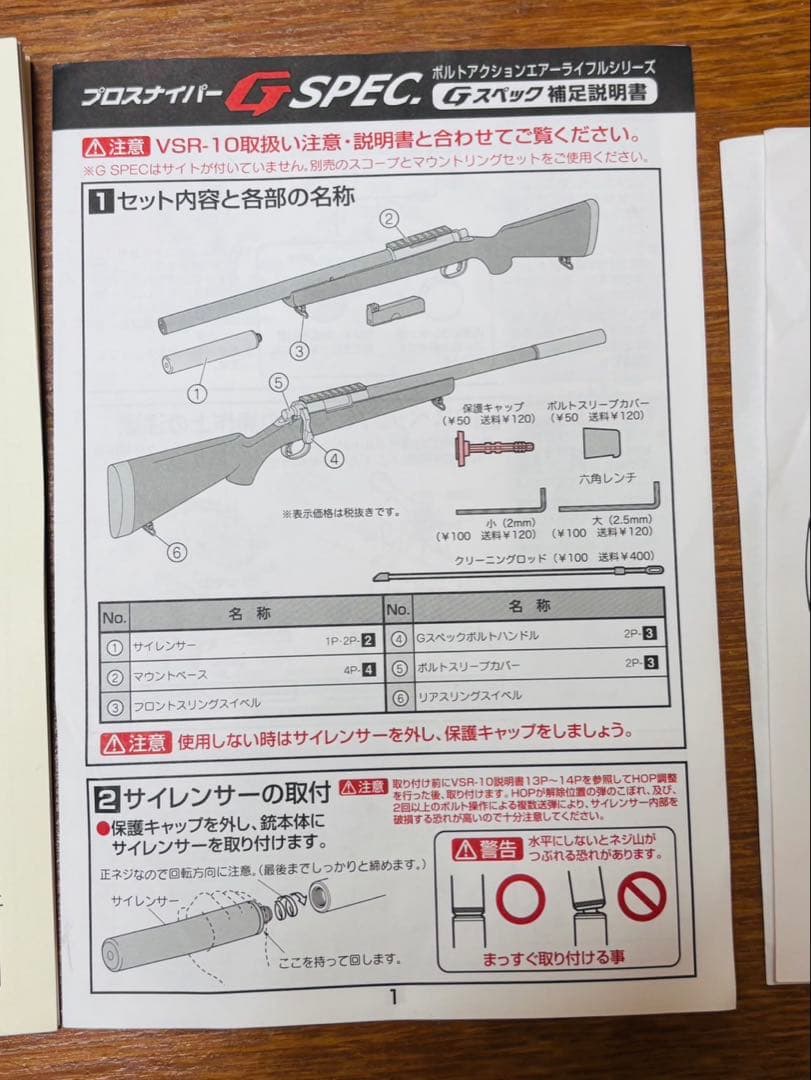 No3 VSR-10 Gスペック