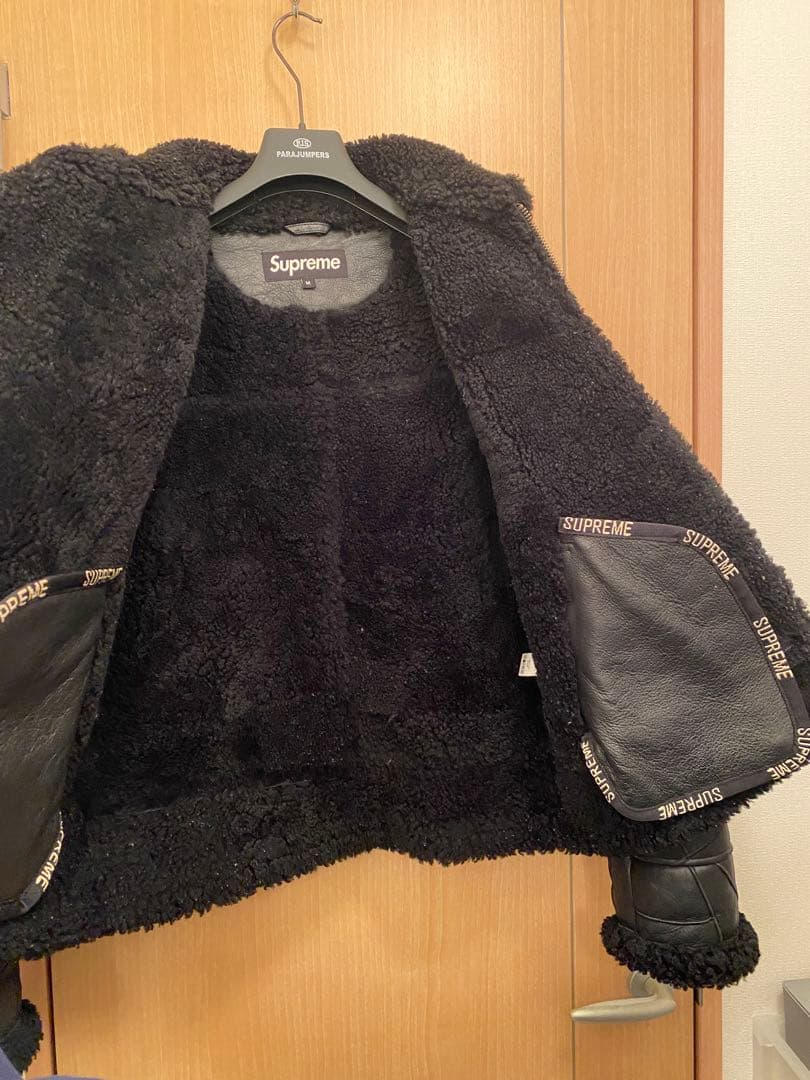 ジャケット・アウター Supreme Patchwork Shearling B-3 Jacket