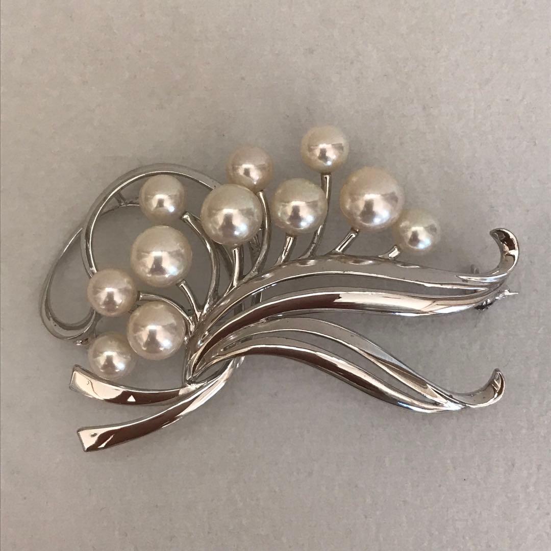 特価！】MIKIMOTO 華やか ゴージャス AKOYA ブローチ