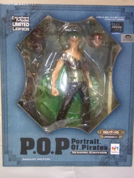 ローソン限定ワンピースPOP-SEルフィ＆ナミ＆ゾロ+SEサンジ+SEロビン