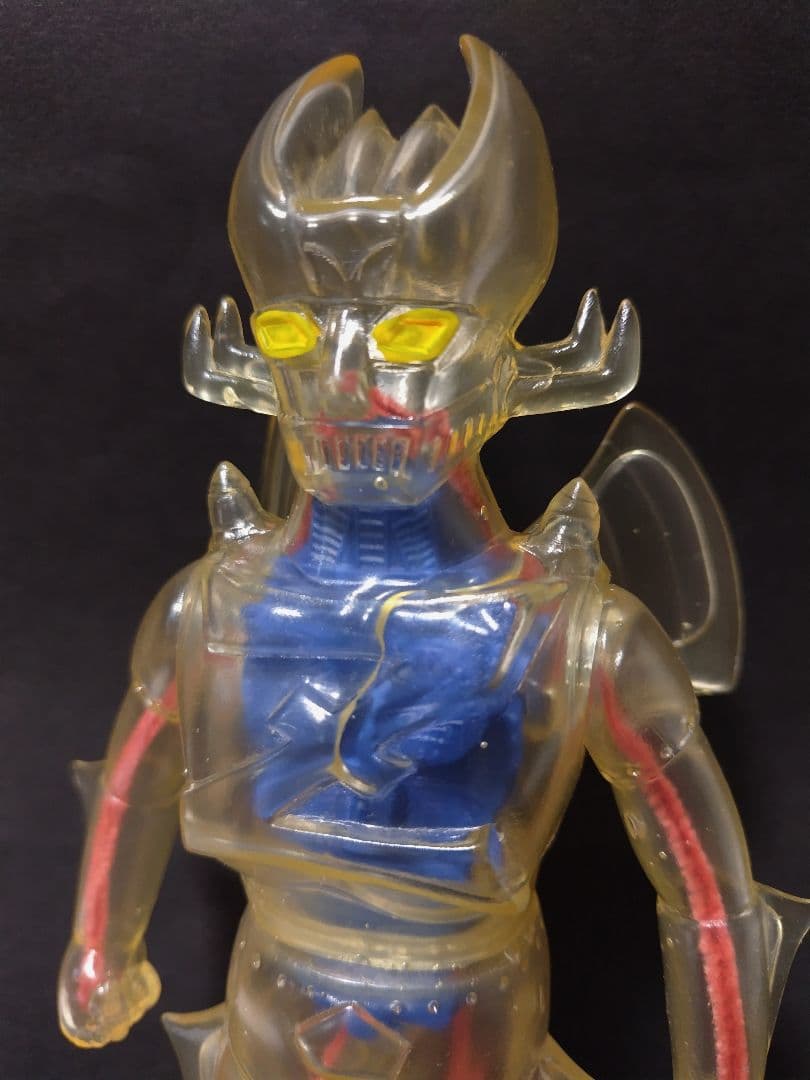 透明人間サンダーZ パチソフビ無版権変身サイボーグ昭和おもちゃソフビ