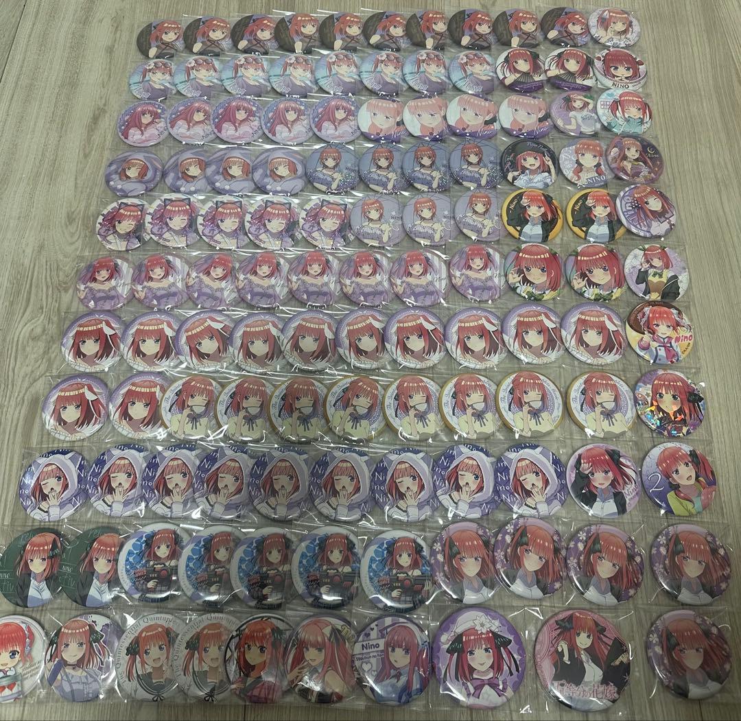 五等分の花嫁 中野二乃 缶バッジ まとめ売り セット