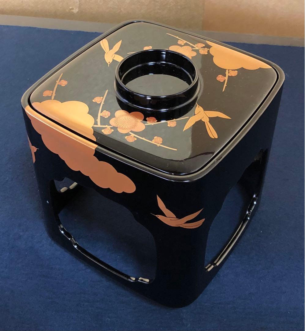 《レ》輪島塗 蒔絵付 屠蘇器 漆光堂造 木製漆器 共箱 251110う5