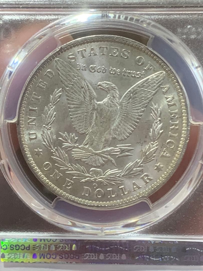 アメリカ古銭銀貨 モルガンダラー銀貨 1885年 PCGS/MS63 収蔵品放出