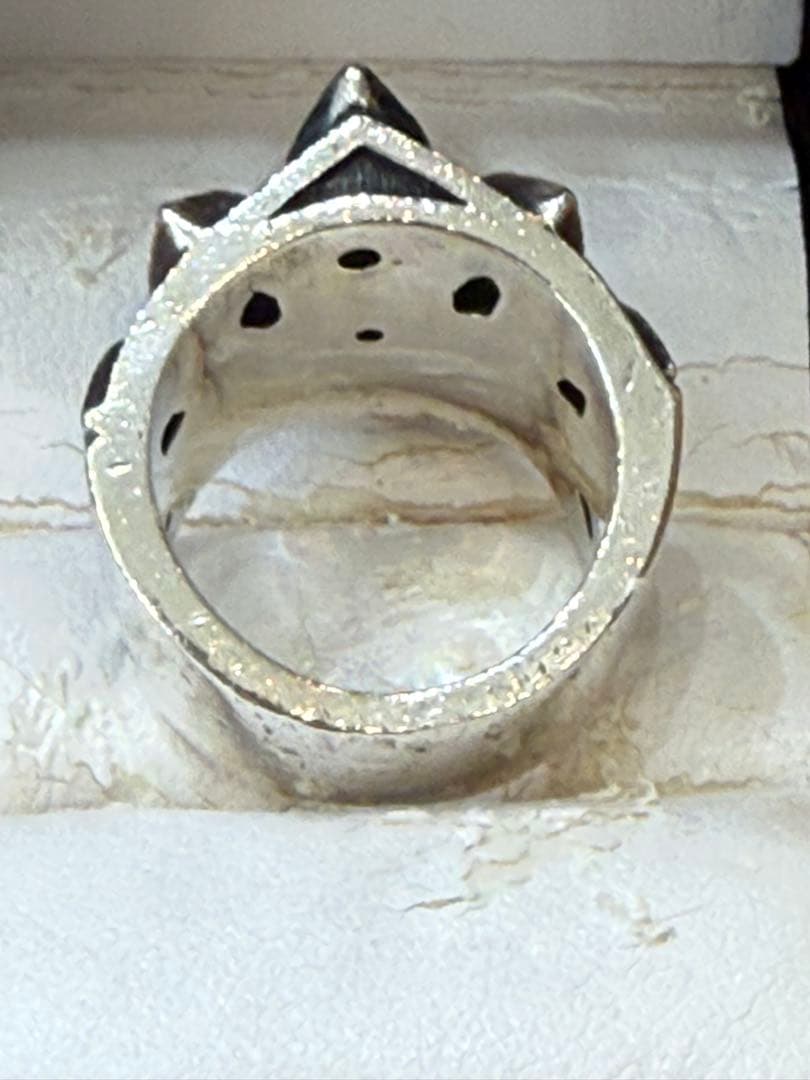 孔雀　リング　925 ティアラリング