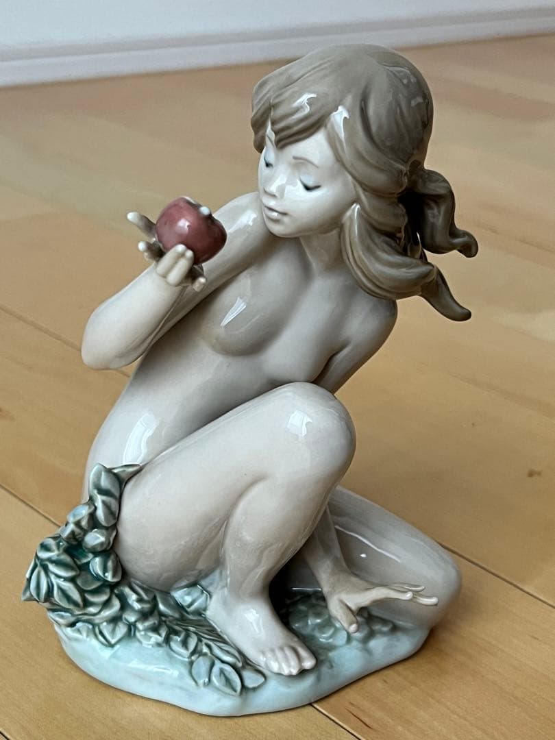 【希少品】リヤドロ　1482 イヴ　渚にて　1985〜1988 廃盤品