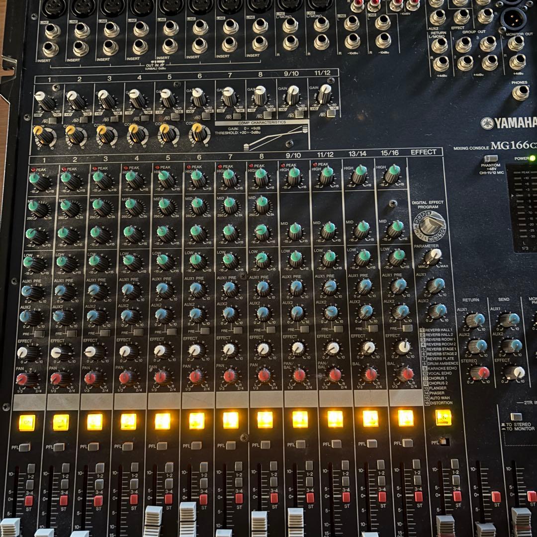 ヤマハYAMAHA MG166CX ミキサー ミキシングコンソール