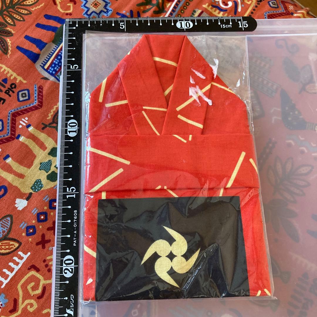 手ぬぐい　刀剣乱舞　赤　静形薙刀　新品未使用