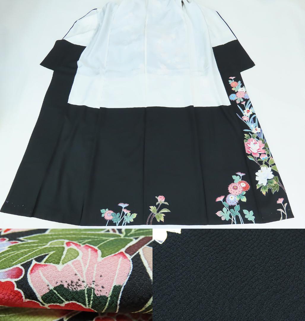 要事前確認 振袖 京加賀友禅 正絹 裄66cm 身丈162cm 3357rym