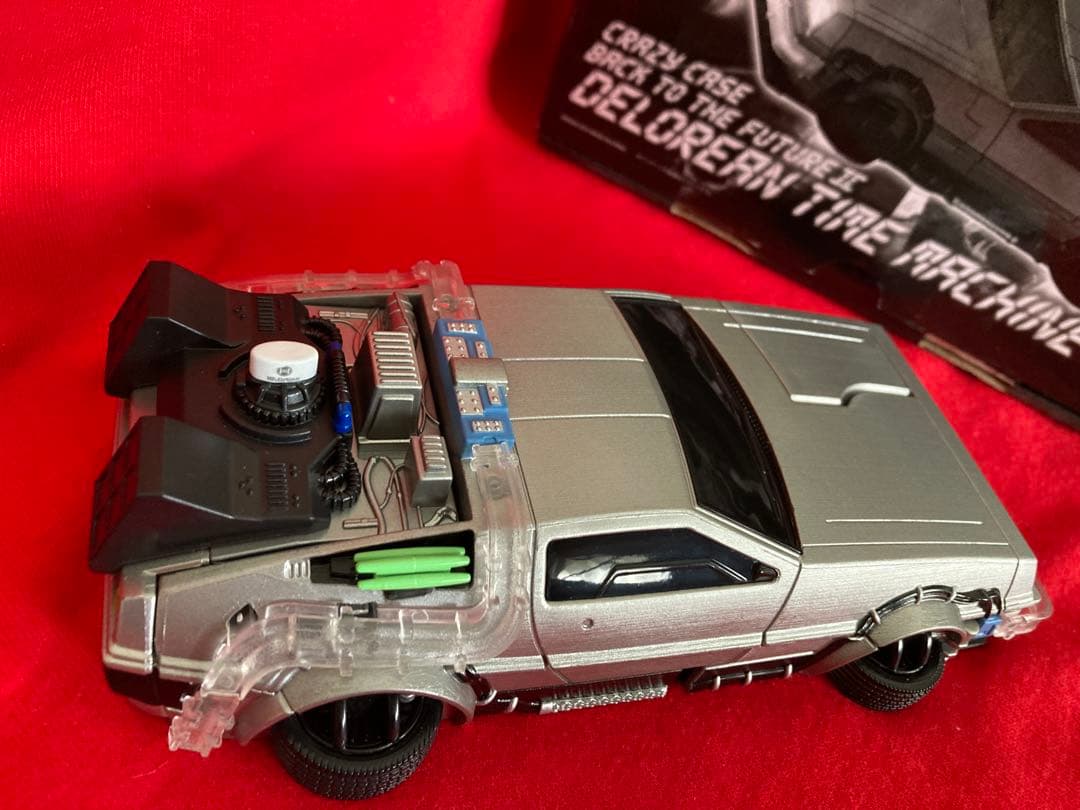 受注生産　光る　デロリアン　バック・トゥ・ザ・フューチャー iPhone ケース