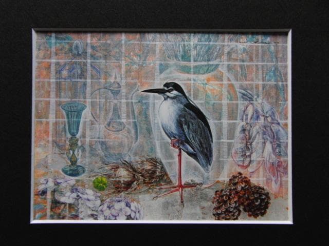 相田幸男、【画室一隅…四季】、希少な大判額装用画集より、美品、日本人