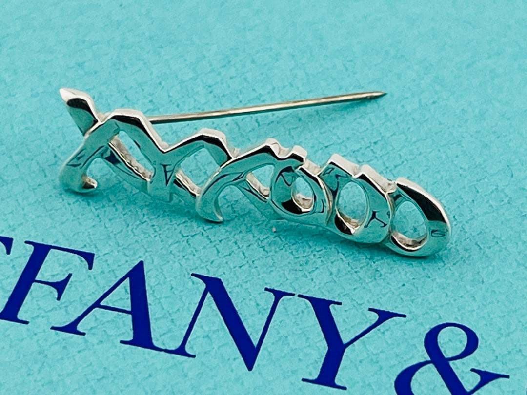 c933 ティファニー パロマ・ピカソ ラブ&キス ブローチ シルバー 925