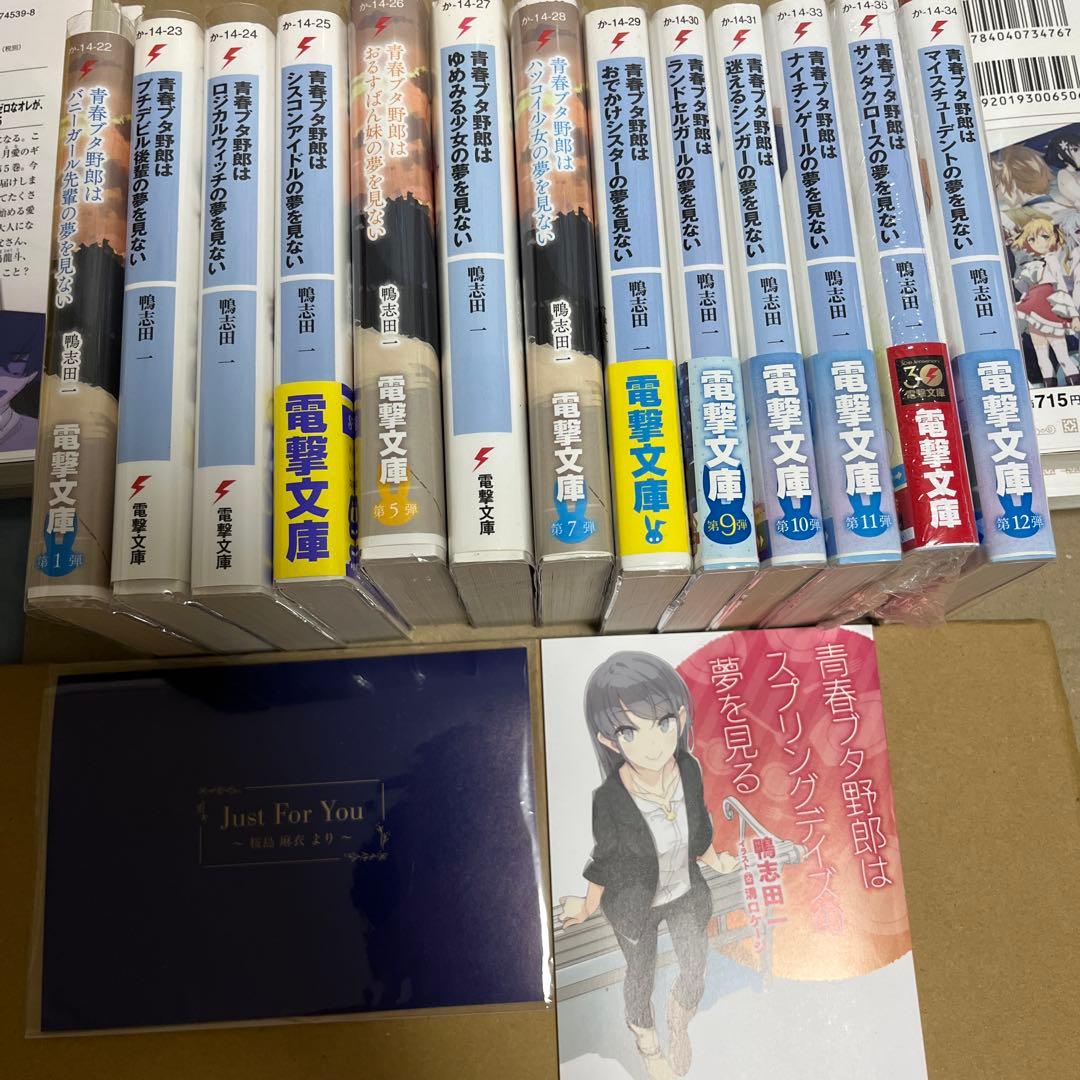 青春ブタ野郎はガールフレンドの夢を見ない1〜15巻（初版13冊）＋α6種