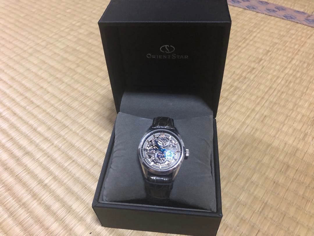 ORIENT STAR スケルトン 手巻き時計