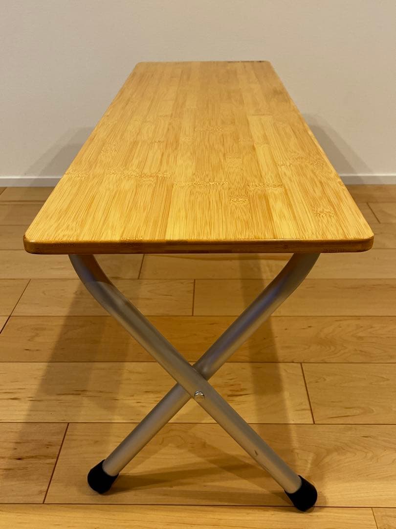 snow peak フォールディングシェルフロング竹 収納袋付き