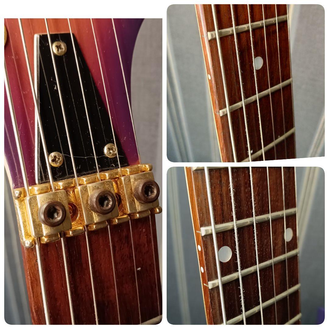 キルトメイプル パープル 紫 エレキギター ストラトキャスター Duncan