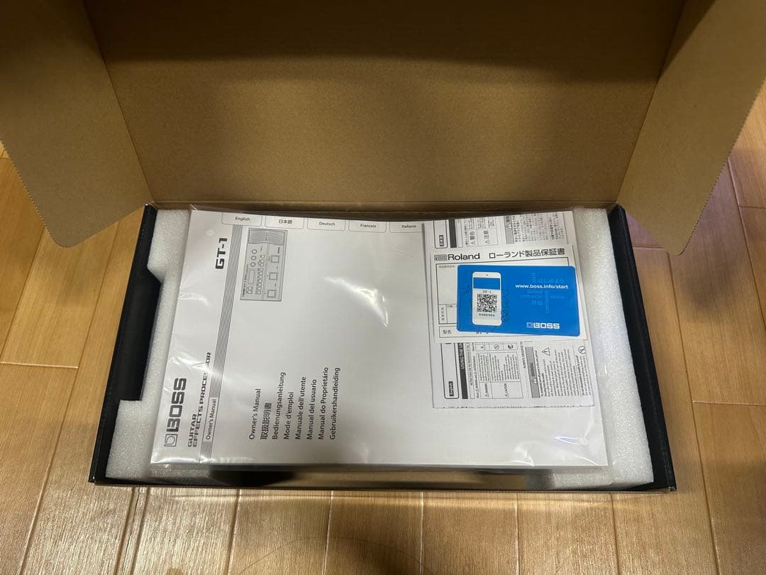 BOSS マルチエフェクター GT-1＆純正アダプター＆GT-1の教科書 セット