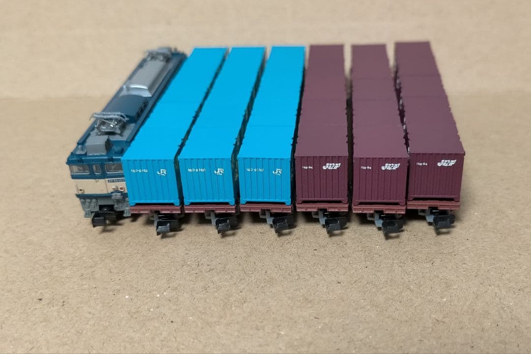 東京マルイ PROZ コンテナ車両 と プリモロコ EF64 まとめ Zゲージ