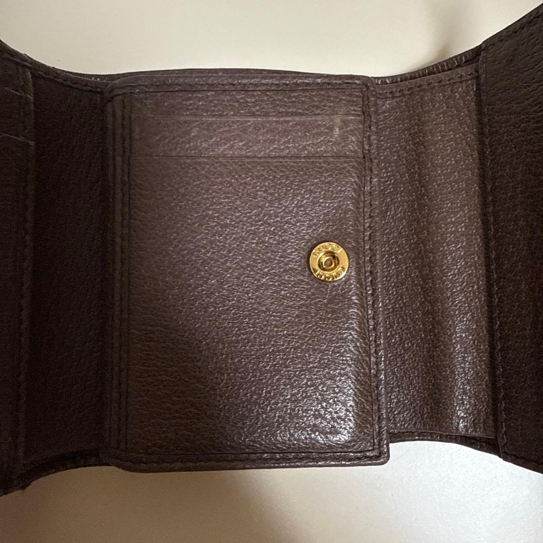 Gucci GGモノグラム 三つ折り財布