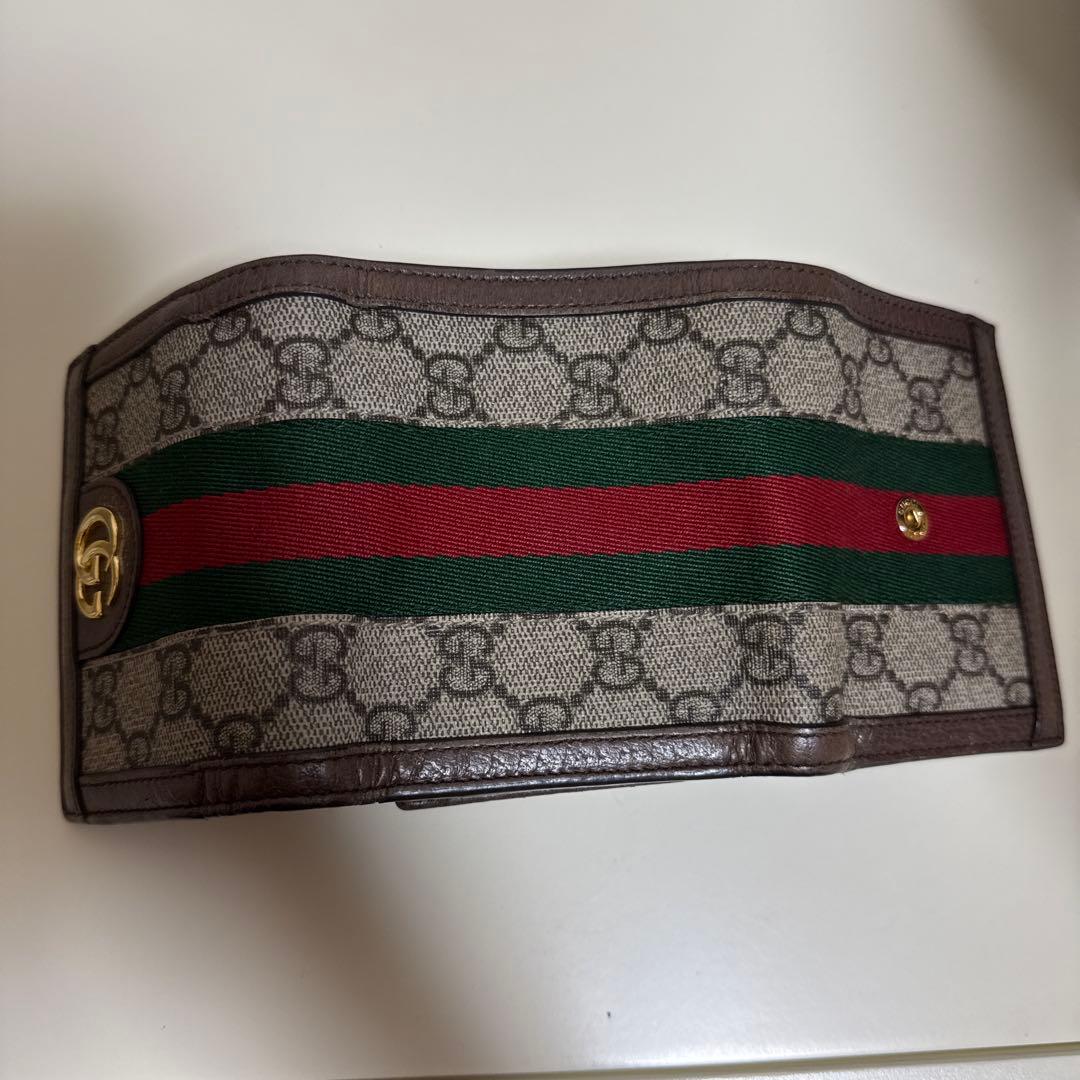 Gucci GGモノグラム 三つ折り財布