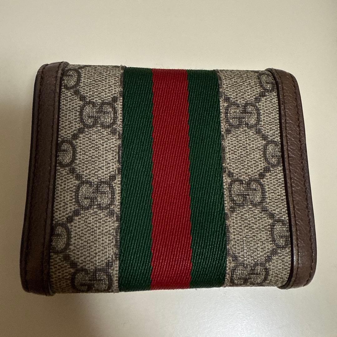 Gucci GGモノグラム 三つ折り財布