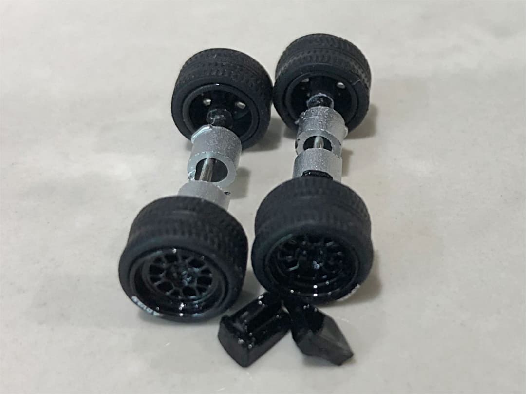 1/64 ym model ホンダ LBWK advan nsx 深リムカスタム