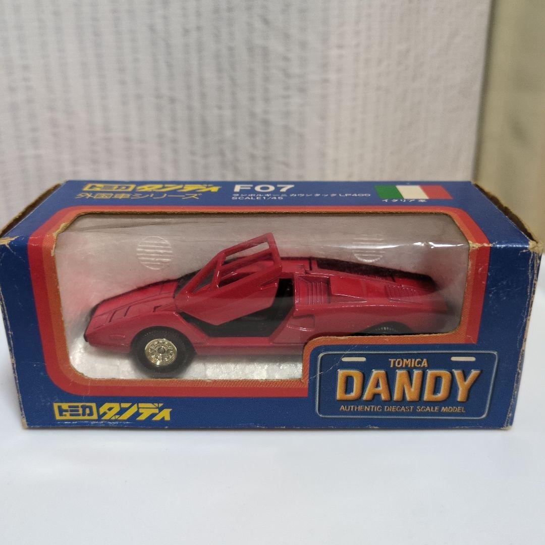昭和レトロ　トミカダンディ　F07 ランボルギーニ　カウンタック　LP400