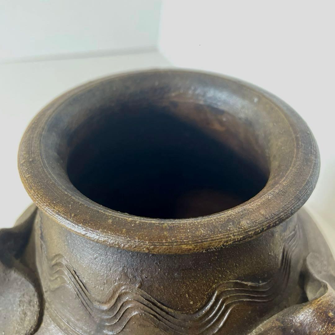 #XG330時代物・呂宋壺・三耳壺・茶壺・茶道具・骨董・アンティーク