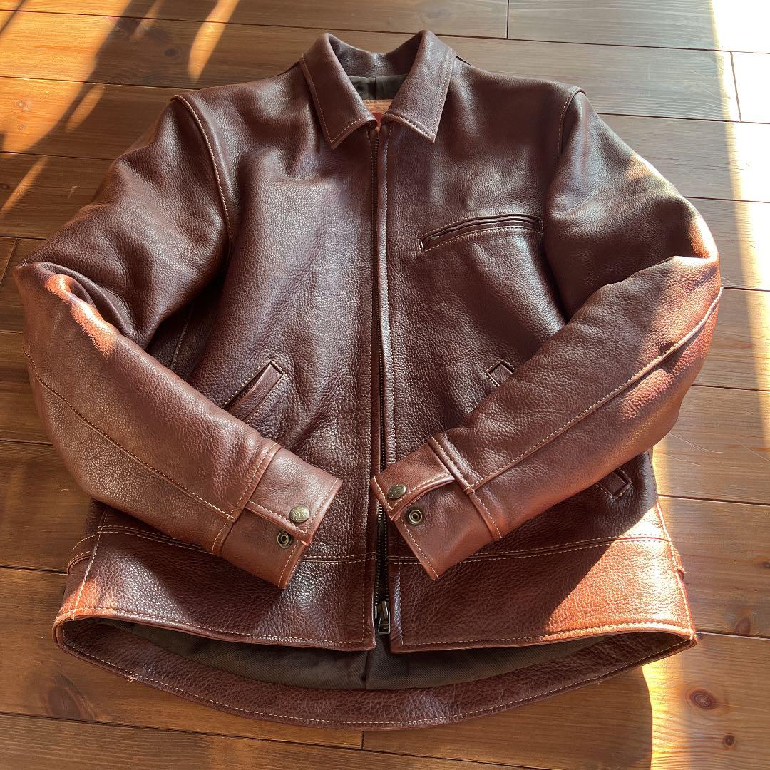 ショップ レザージャケット 天神ワークス JS02 天神ワークス JS02 38