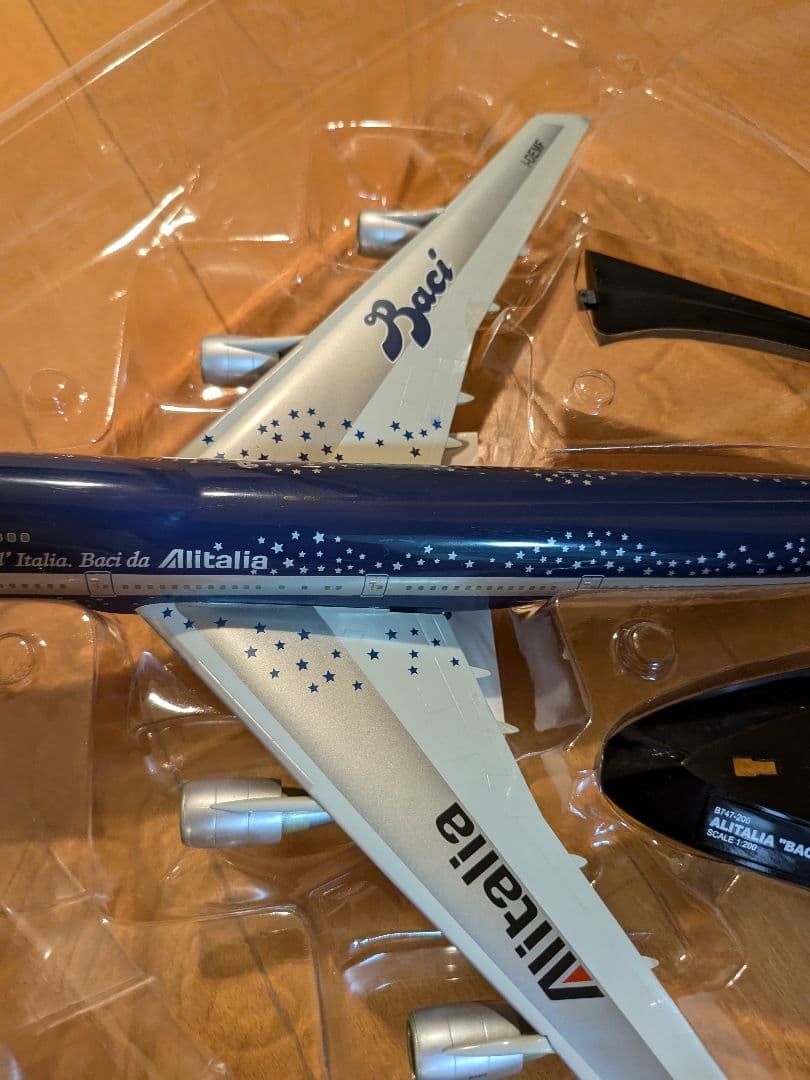 【希少限定品】herpa BaciAlitalia B747-200 1/200