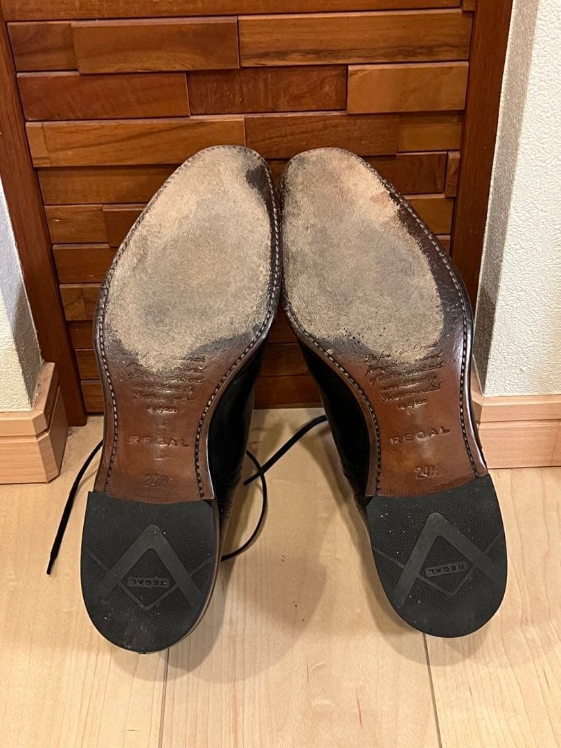 REGAL（リーガル） 02DR 黒 レザー シューズ