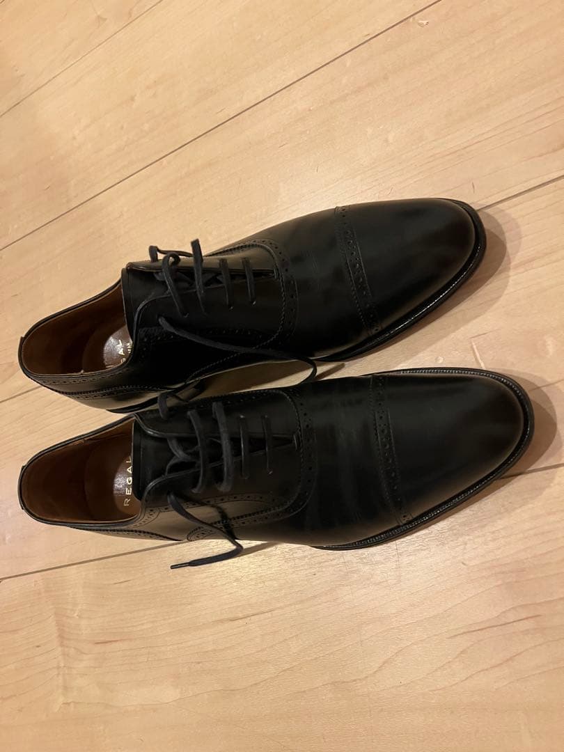 REGAL（リーガル） 02DR 黒 レザー シューズ