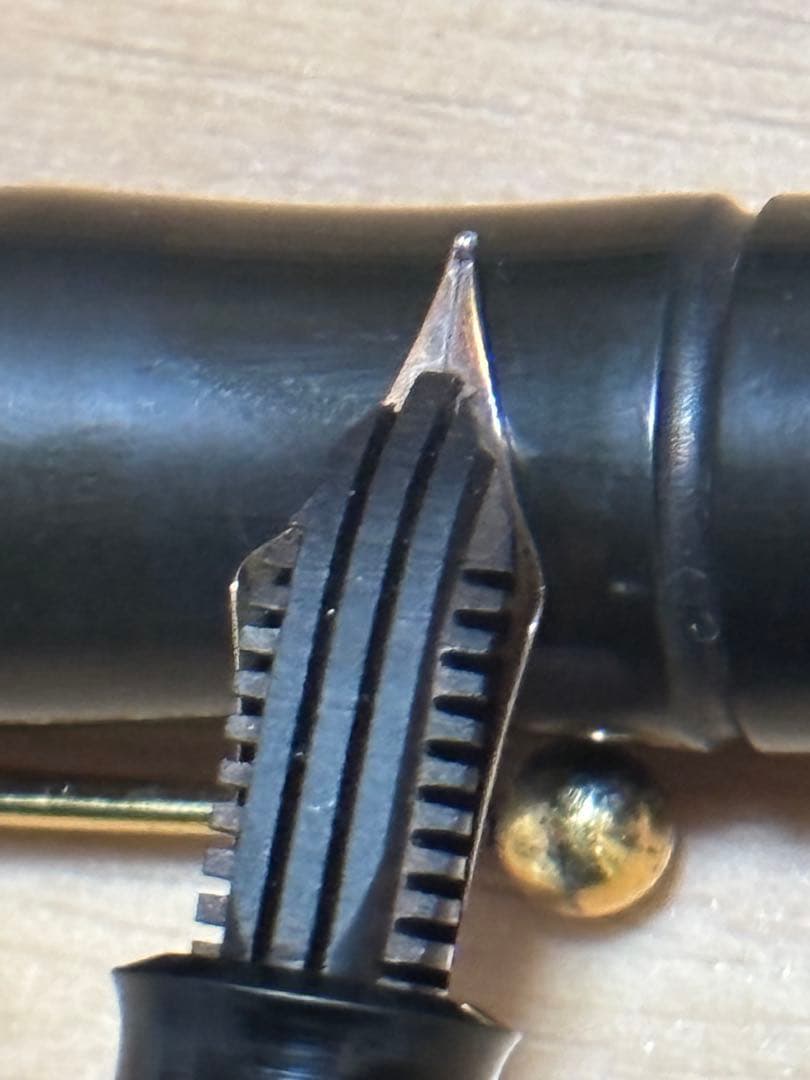 【激レア】万年筆 ワランテッド 14K ゴールド レトロ　ジャンク品