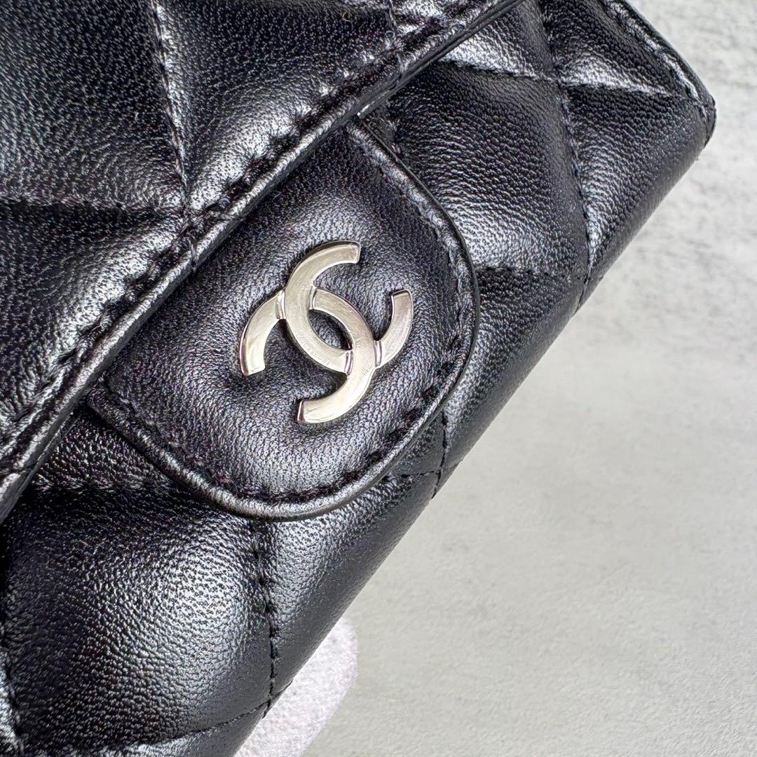 CHANEL シャネル　マトラッセ　ケース　ラムスキン　カードケース