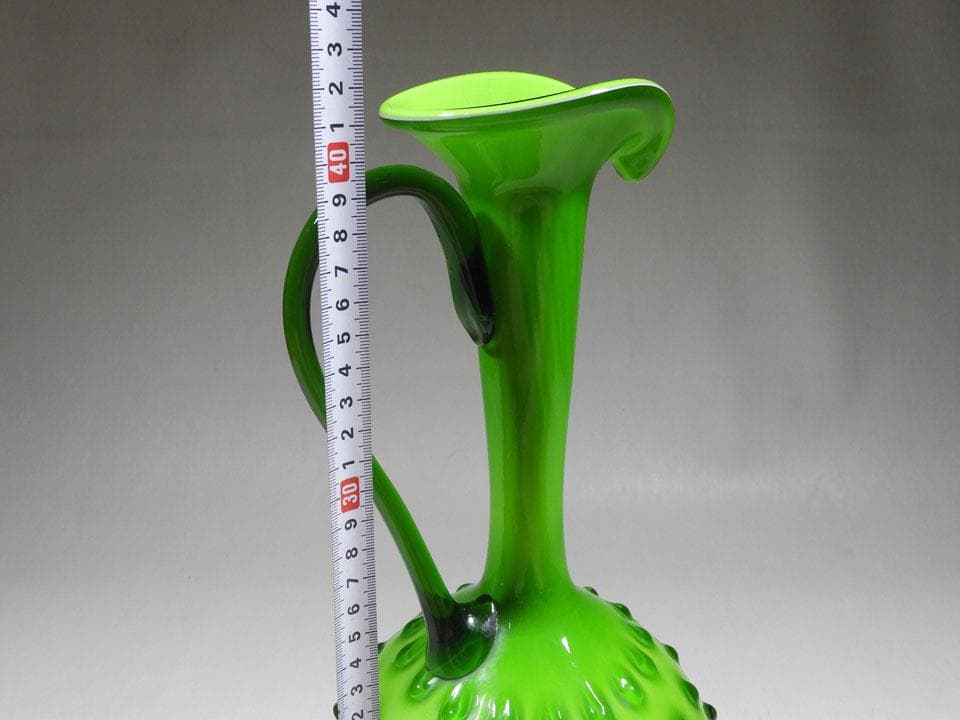 ○60s ヴェトレリア工房 ムラーノ風 大きい花瓶 高さ42cm 重さ1570g