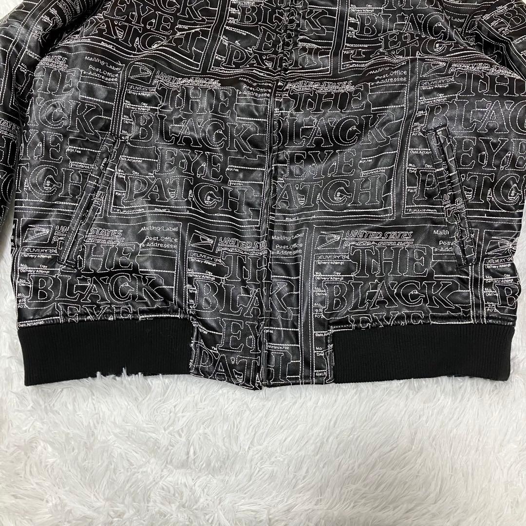 ブラックアイパッチ 総柄 刺繍 ジャケット ブルゾン ジャンパー