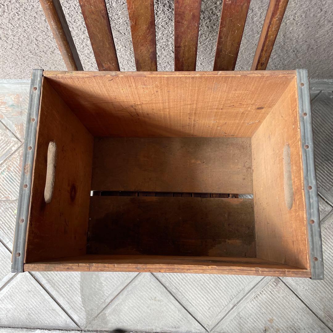 貴重品！カナダドライ木箱 アメリカアンティーク企業物ウッドボックス