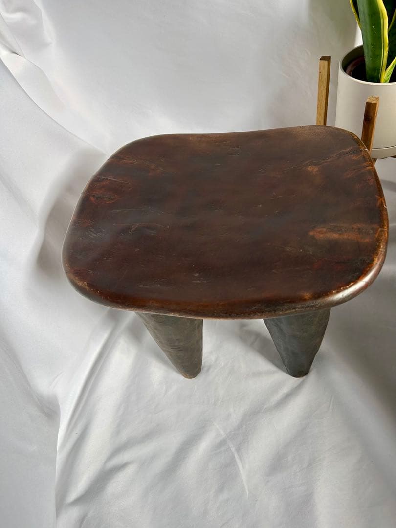 【24時間限定値下げ】アフリカ家具　セヌフォ族　スツール