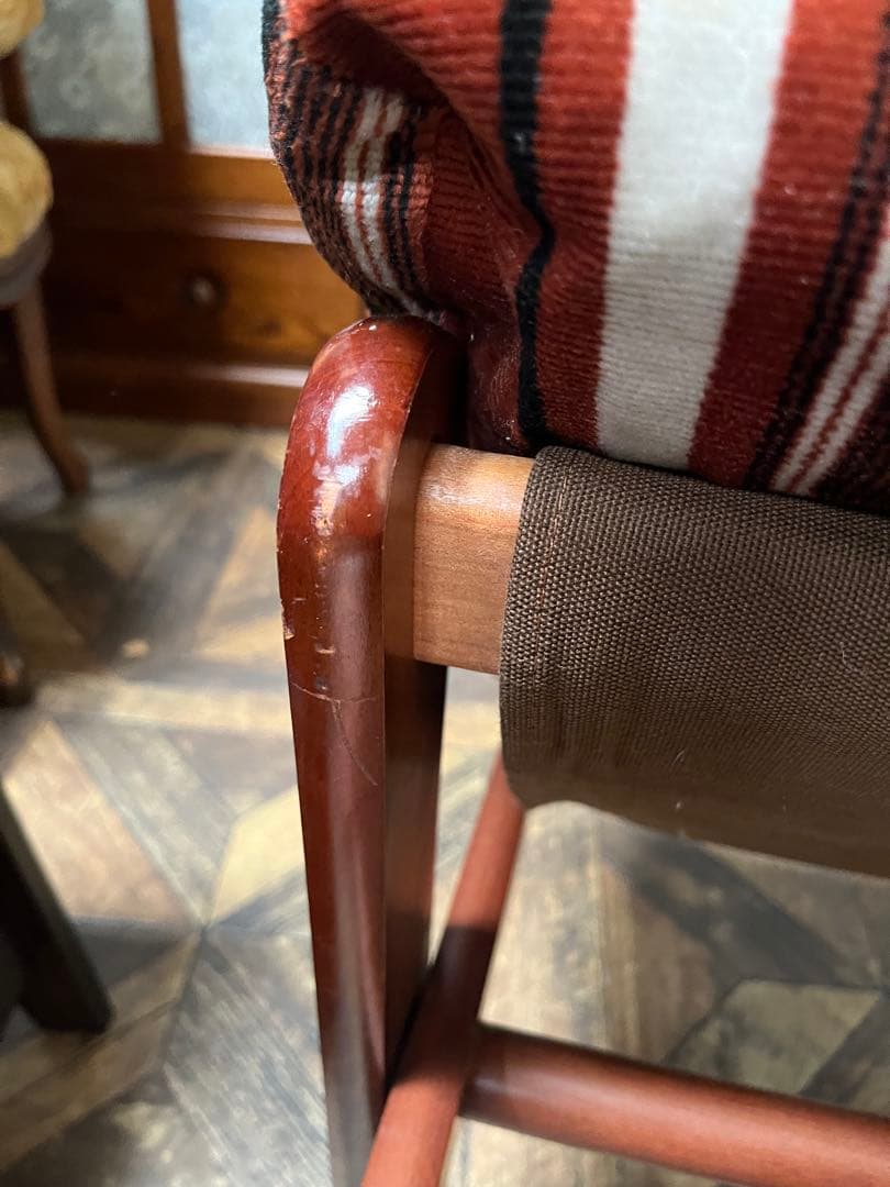 ＴＡＪＩ＊オットマン スツール 椅子 インテリア アンティーク 昭和レトロ