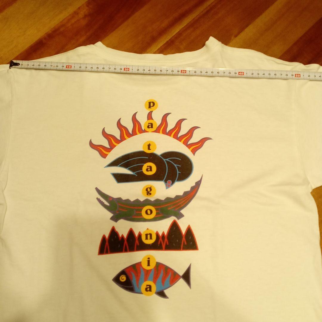 パタゴニア黒タグ雪なし生態系絶滅危惧種tシャツ90s レア